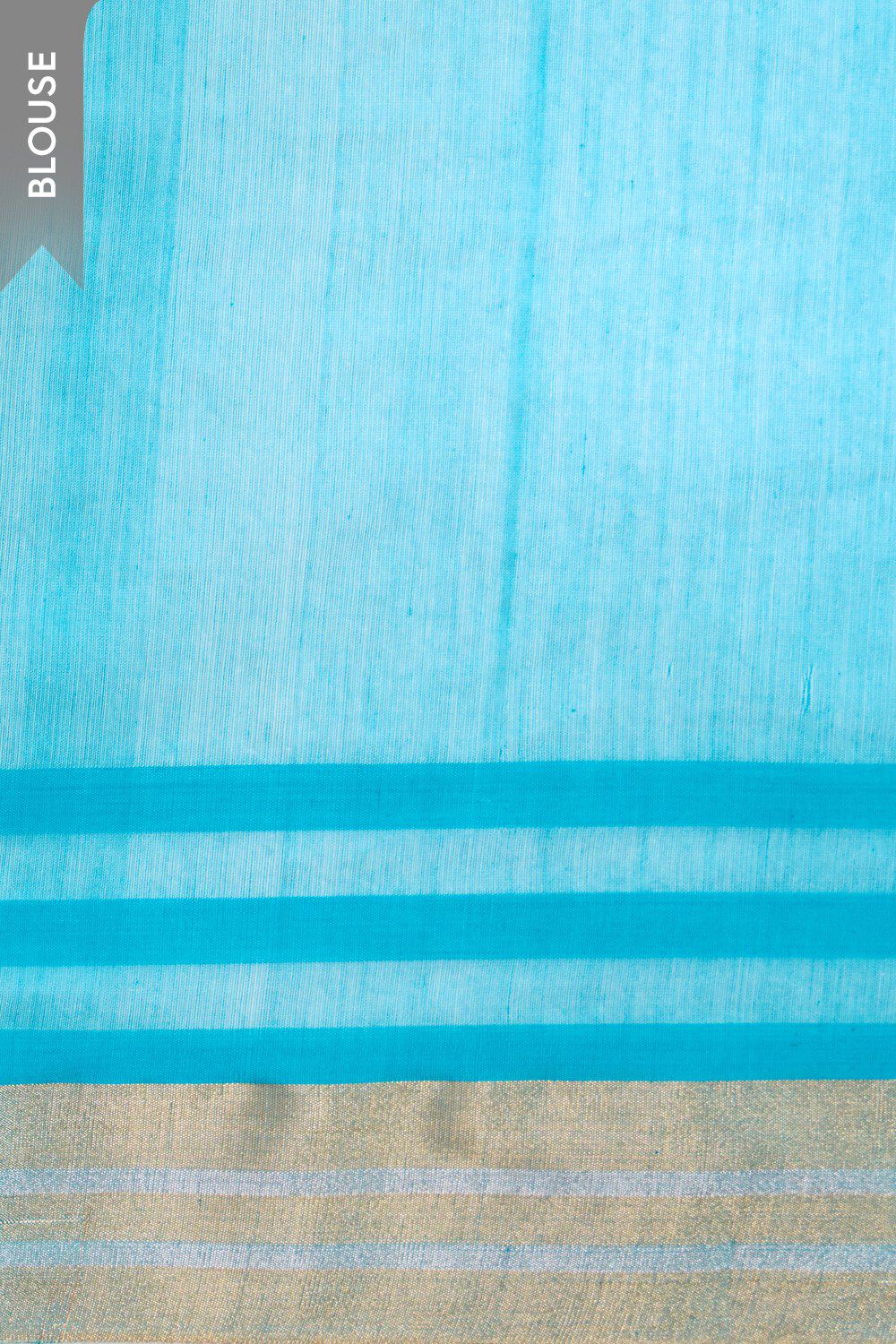 Light Blue Woven Pure Silk Cotton Chanderi Saree image number null