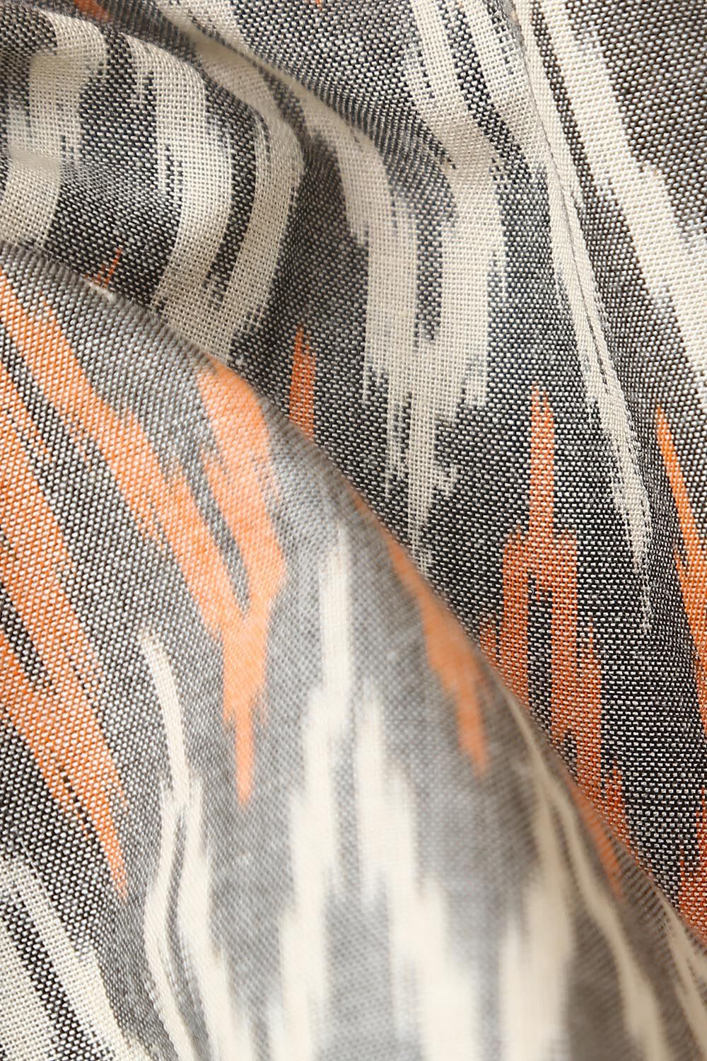 Grey Pure Cotton Pochampalli Ikat Saree image number null