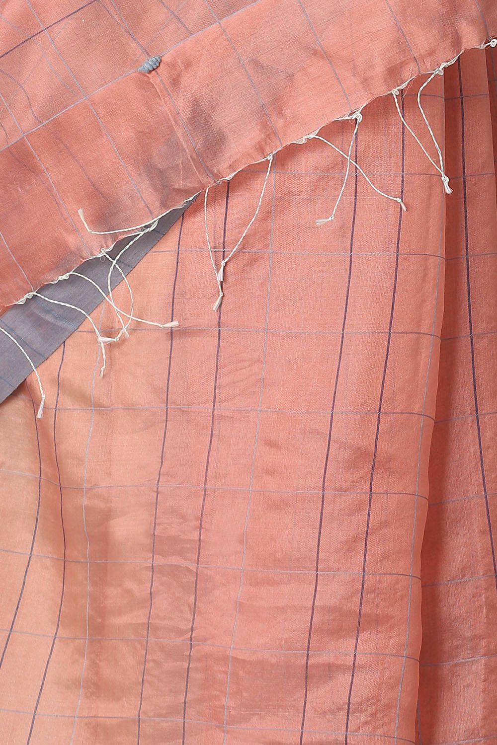 Light Pink Pure Silk Bengal Saree image number null