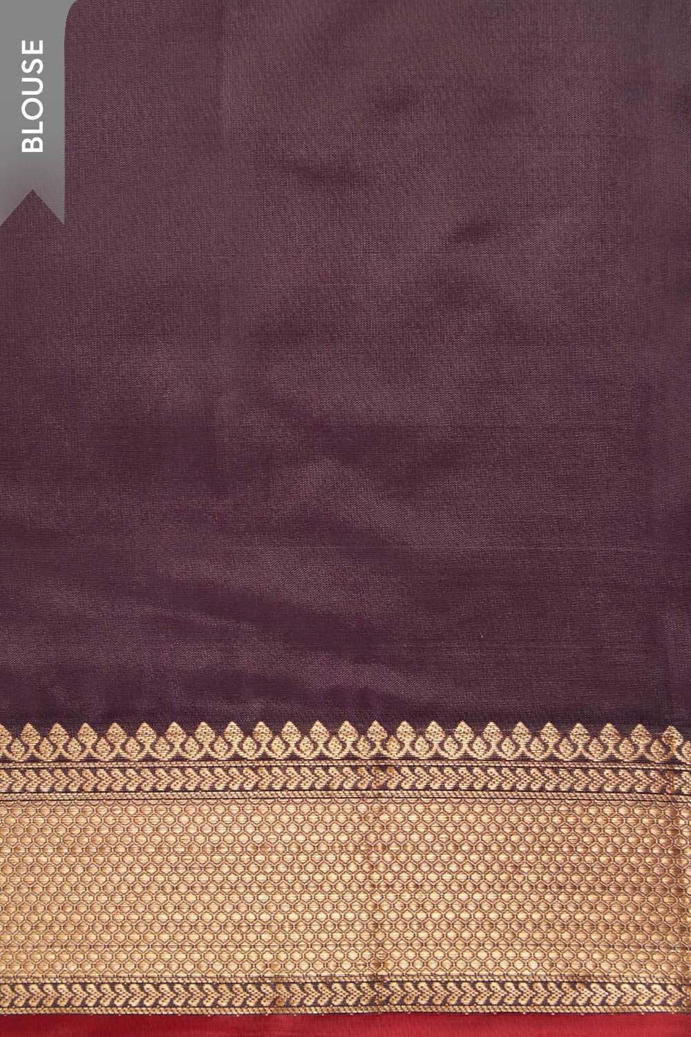 Violet Woven Silk Viscose Saree image number null