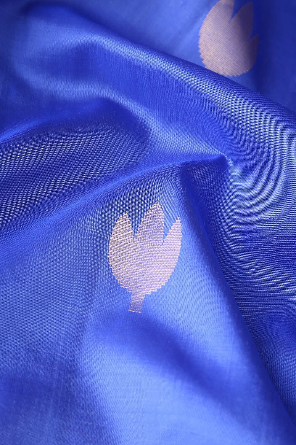 Blue Pure Silk South Saree image number null