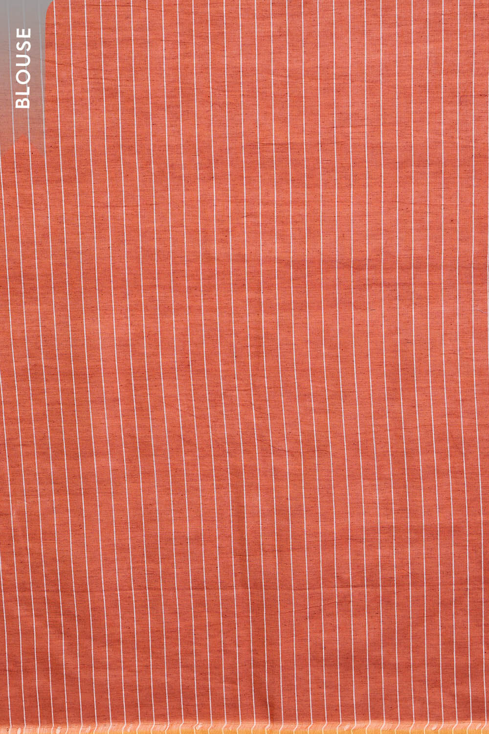 Dark Orange Bengal Pure Cotton Jamdani Saree image number null