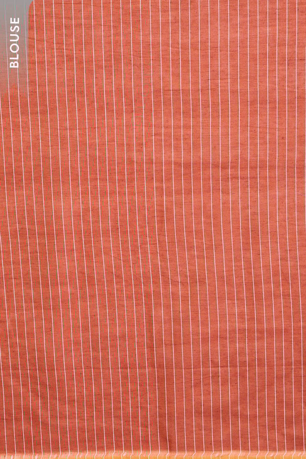 Dark Orange Bengal Pure Cotton Jamdani Saree image number null