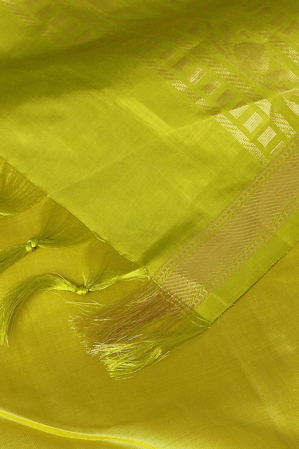 Green Pure Silk Kanjivaram inspired Saree image number null