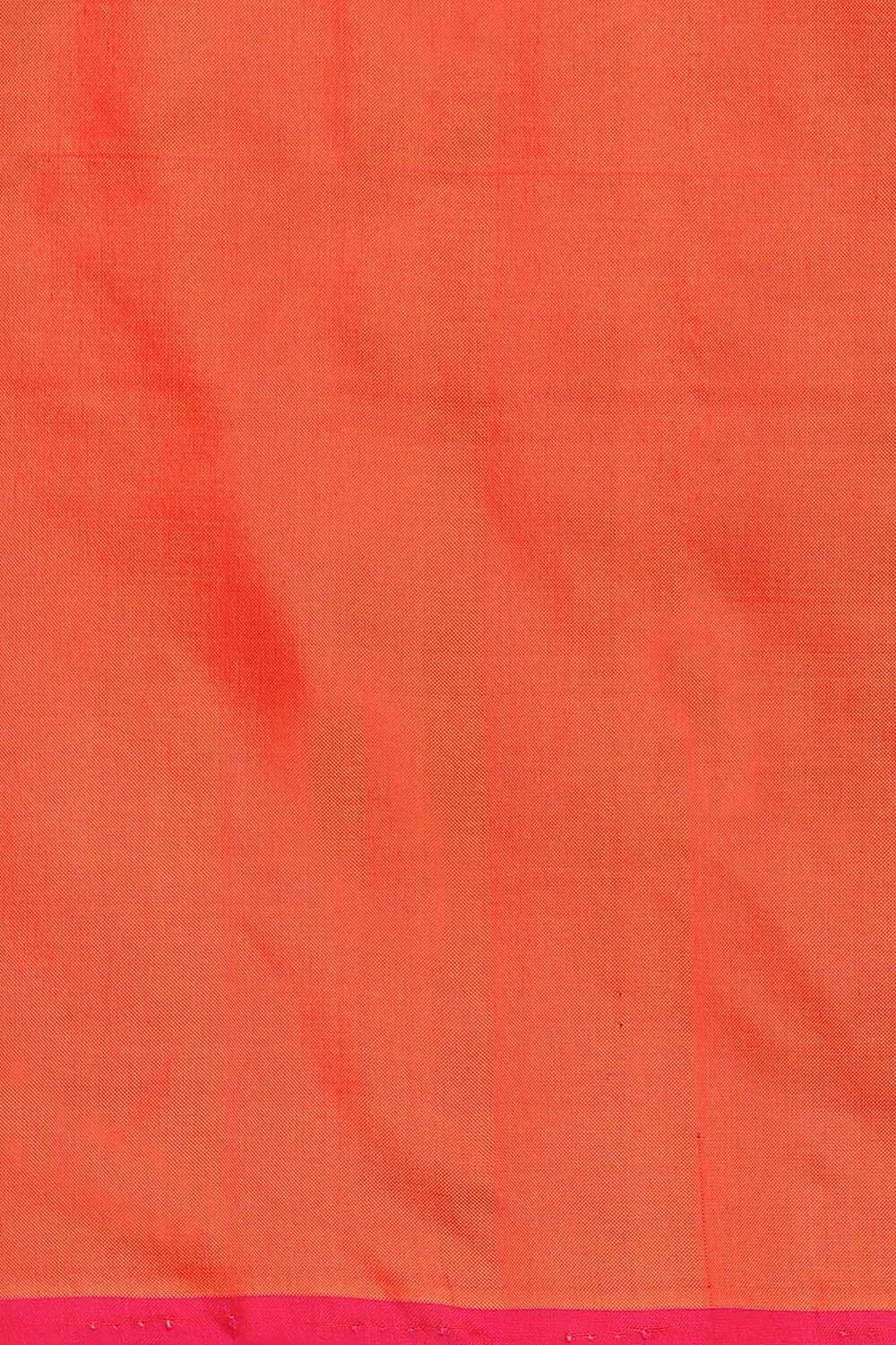 Orange Pure Silk Banarasi Saree image number null