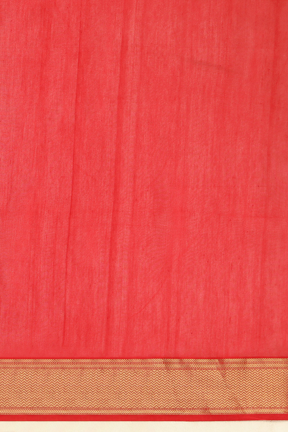 Dark Red Pure Silk Cotton Woven Maheswari Saree image number null