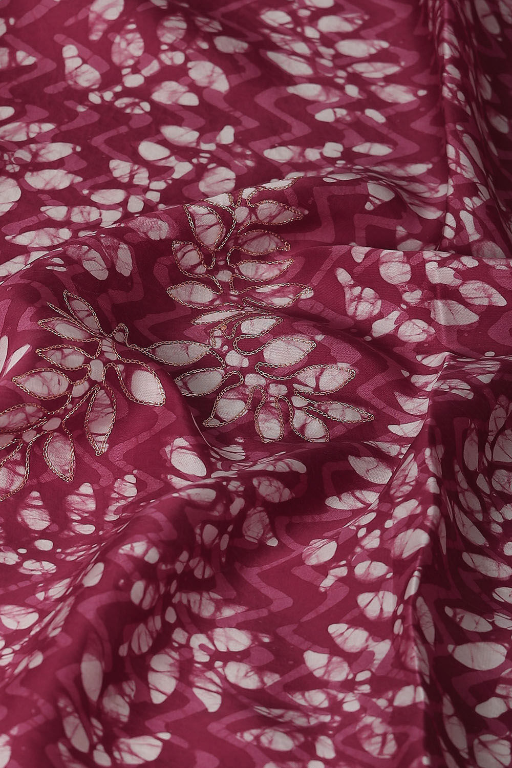Wine-Red Luxe Vegan Saree image number null