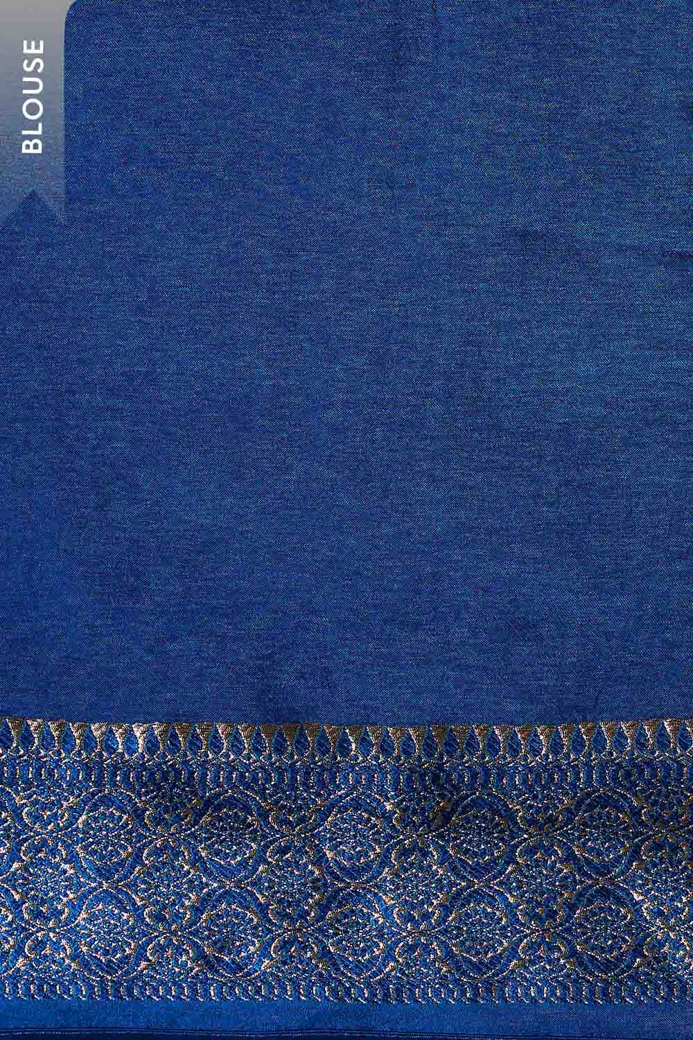 Dark Blue Woven Viscose Saree image number null
