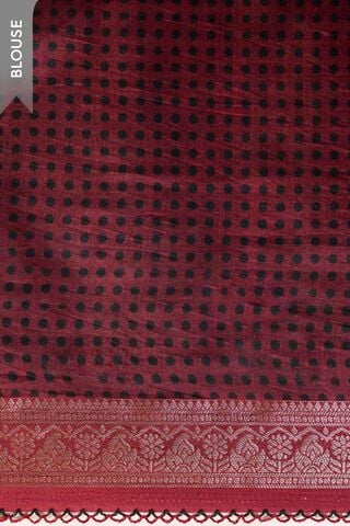 Black Printed Pure Viscose Saree thumbnail image number null