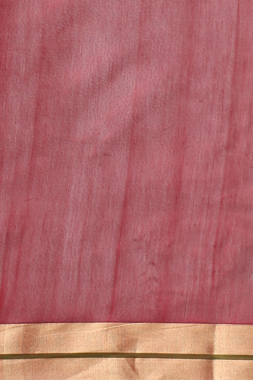 Red Pure Silk Cotton Chanderi Saree image number null
