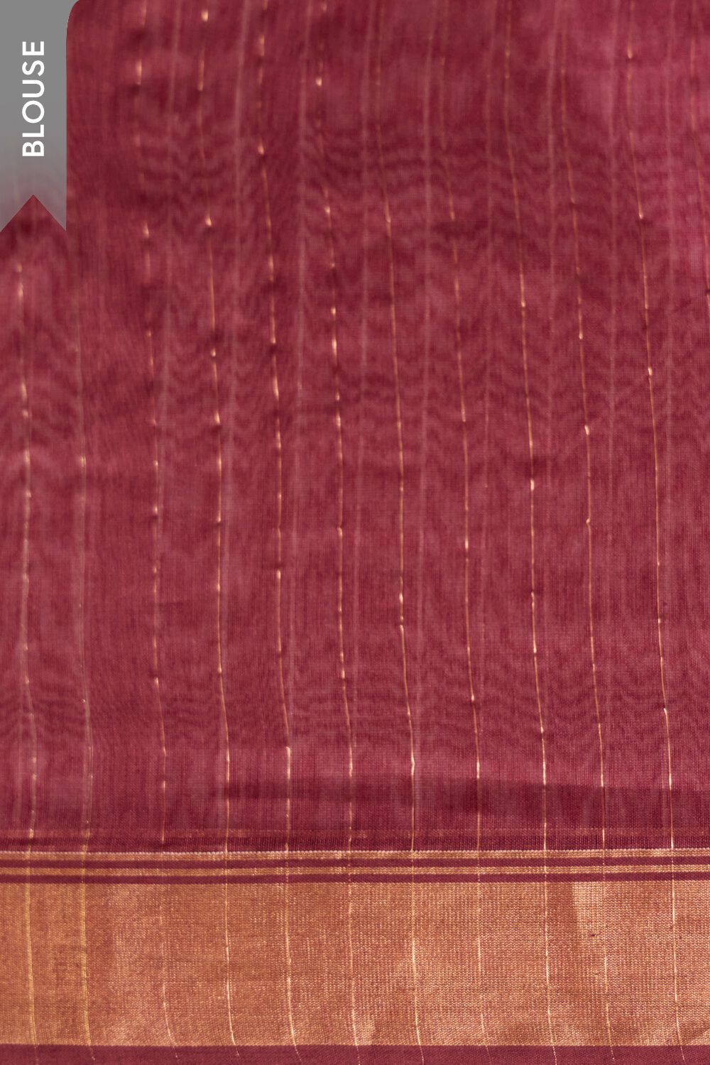Dark Red Woven Pure Silk Cotton Bengal Saree image number null