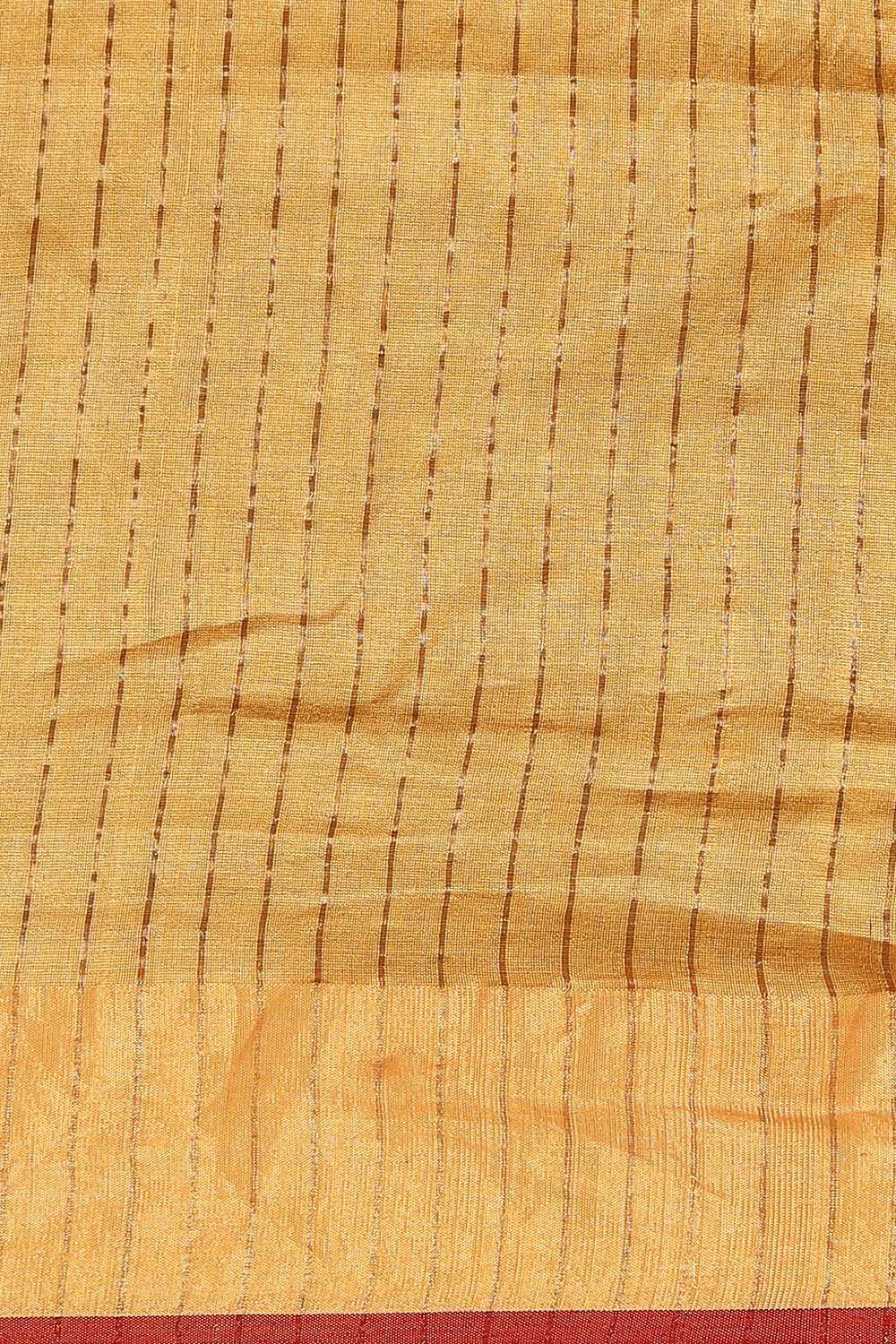 Violet Pure Silk Vanya Jamdani Saree image number null