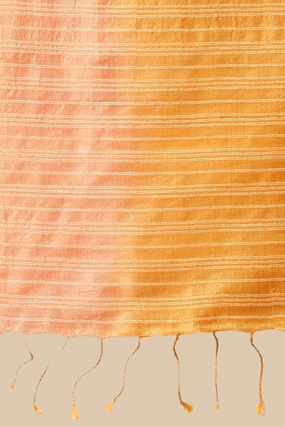 Multicolored Pure Tussar Silk Woven Saree image number null