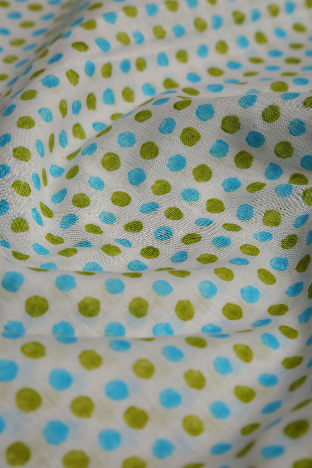 White Printed Pure Cotton Suit Set image number null