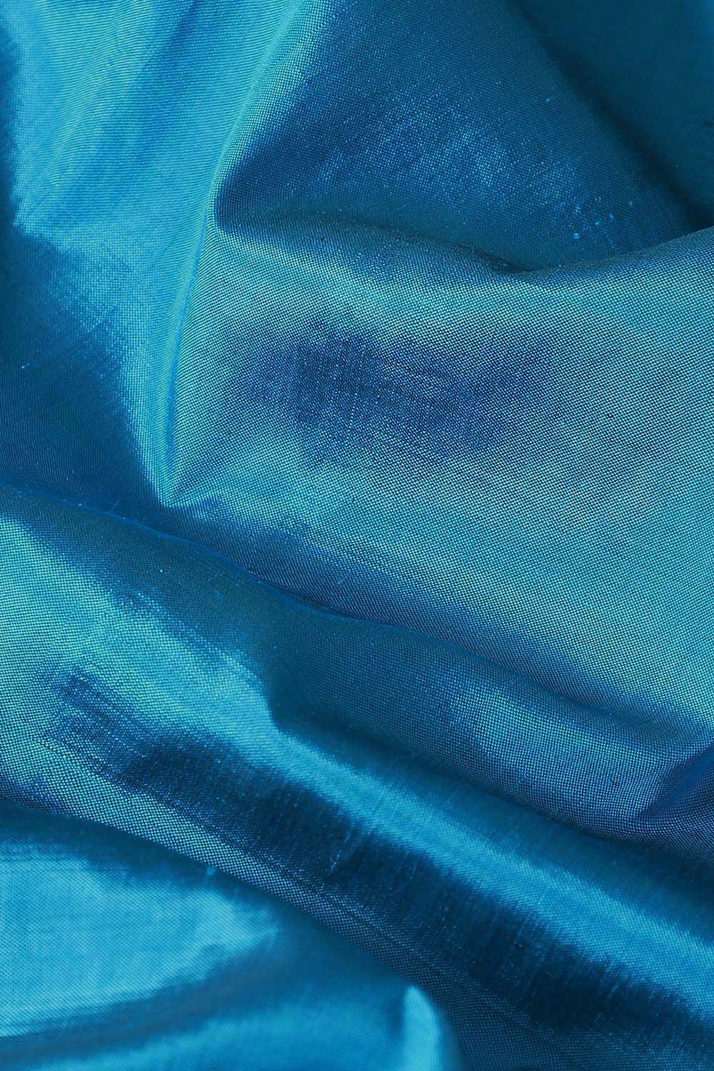 Blue Pure Silk Woven Saree image number null