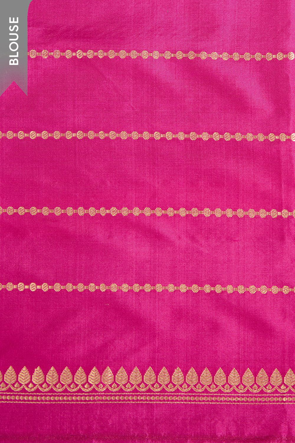 Green Pure Silk Kadwa Banarasi Saree image number null