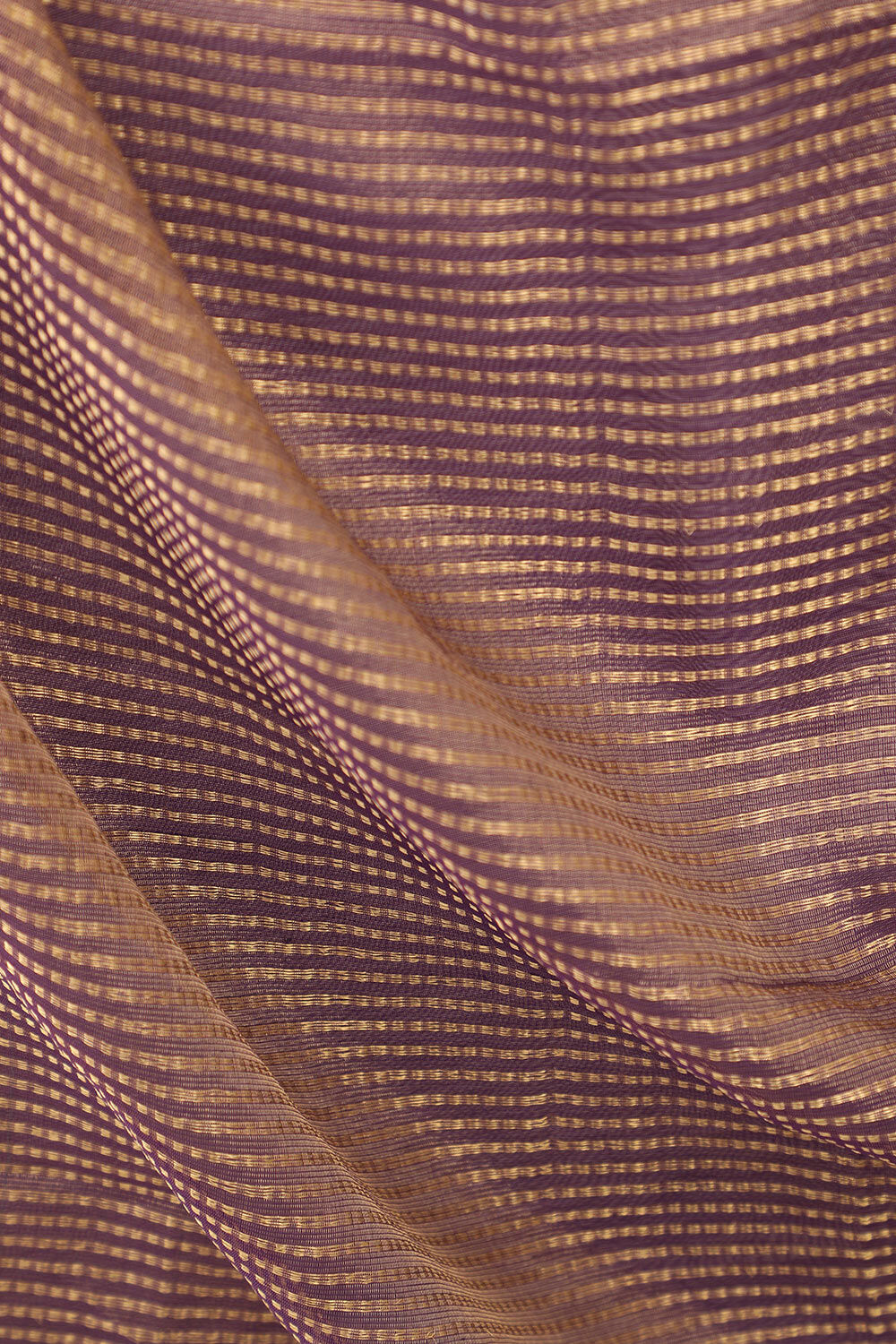 Violet Woven Pure Tissue Cotton Chanderi Saree image number null
