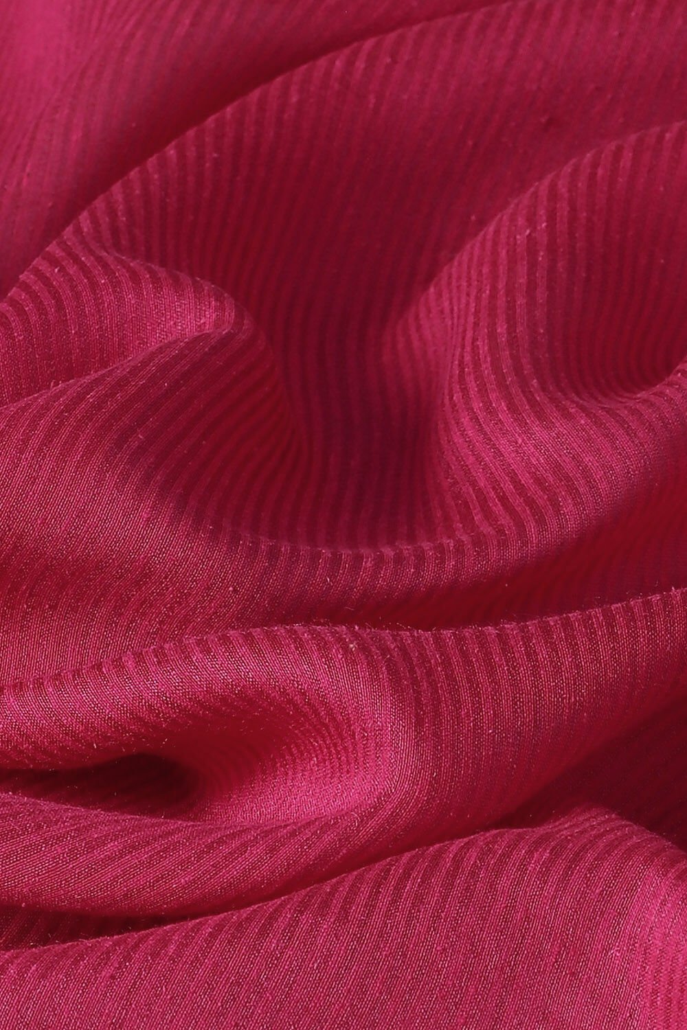 Dark Pink Pure Silk Tussar Bhagalpuri Saree image number null
