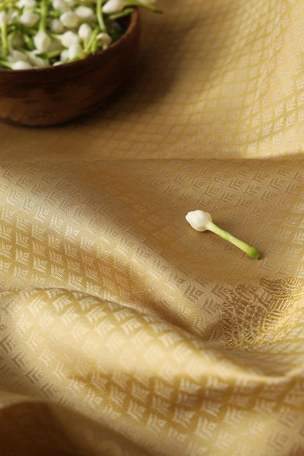 Beige Pure Silk Kanjivaram Saree image number null