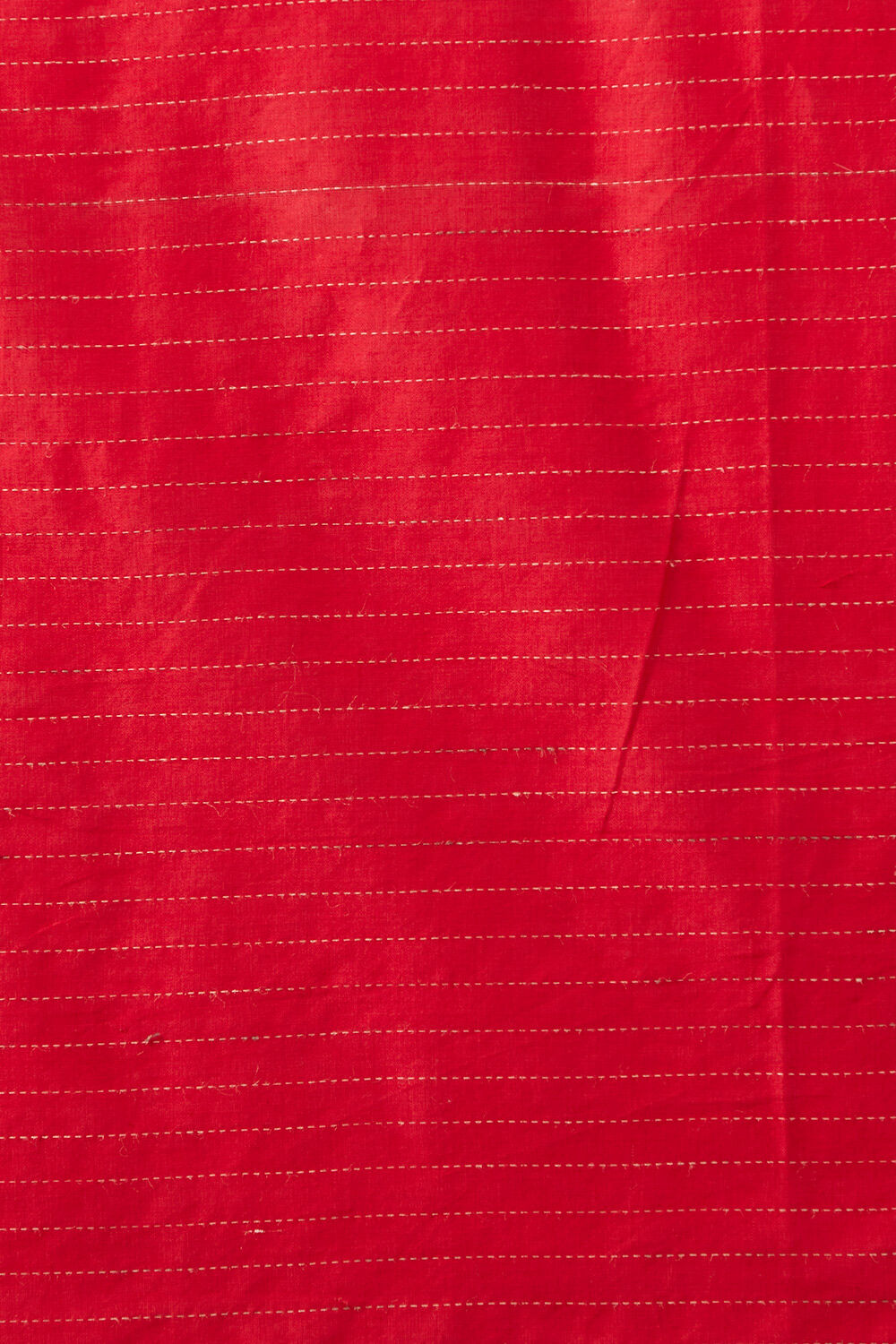 Red Pure Cotton Bengal Saree image number null