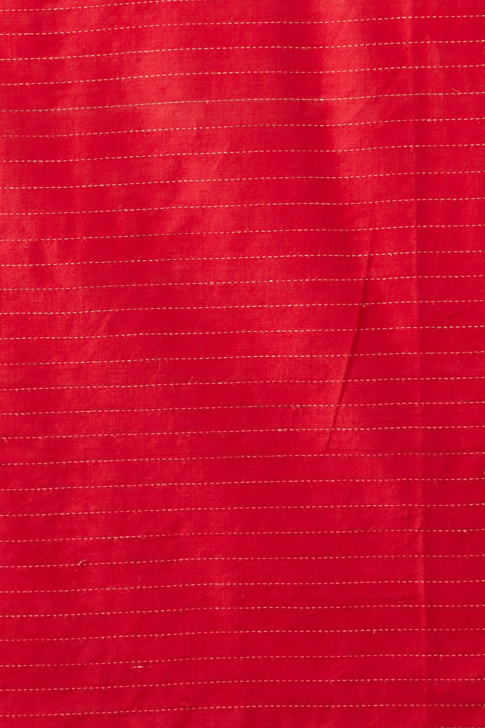 Red Pure Cotton Bengal Saree image number null