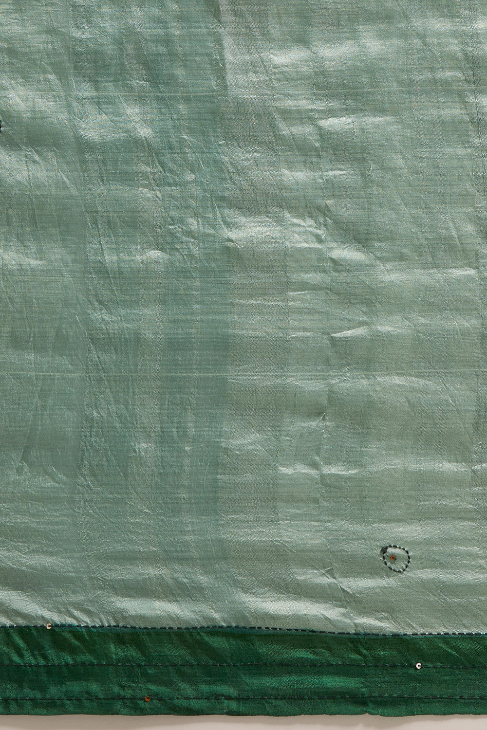 Light Green Pure Silk Hand Paint Saree image number null