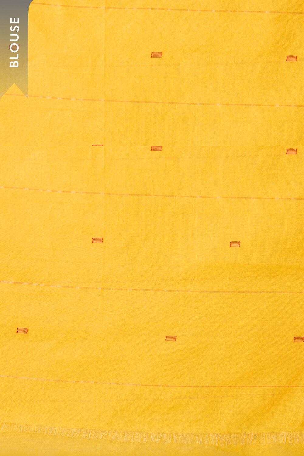 Yellow Bengal Pure Silk Cotton Jamdani Saree image number null
