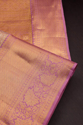 Pink Kanjivaram Tissue Silk Saree image number