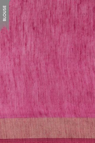 Purple Bengal Pure Silk Linen Embroidered Saree thumbnail image number null
