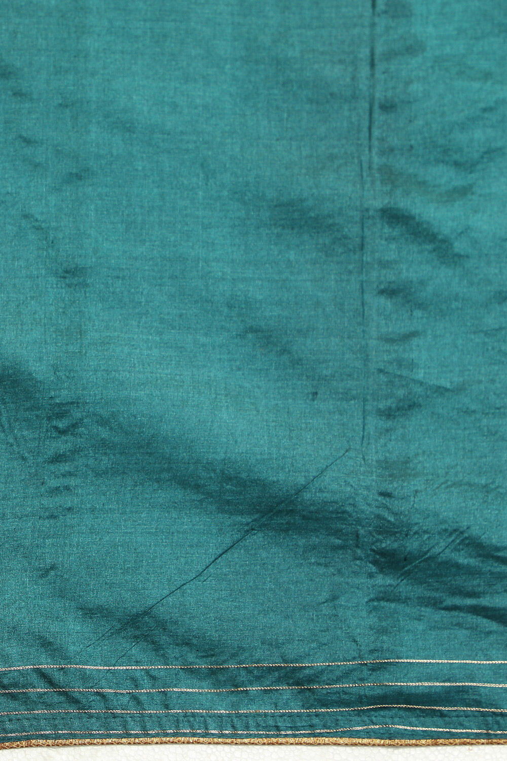 Blue Pure Tussar Silk Batik Saree image number null