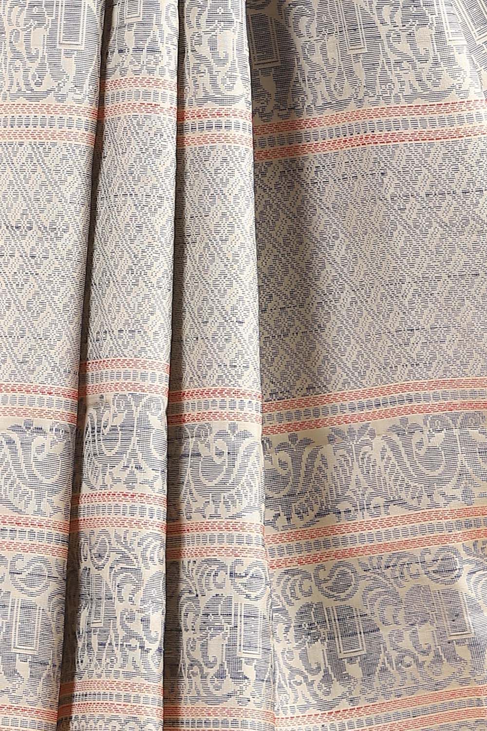 Light Violet Pure Soft Silk Saree image number null