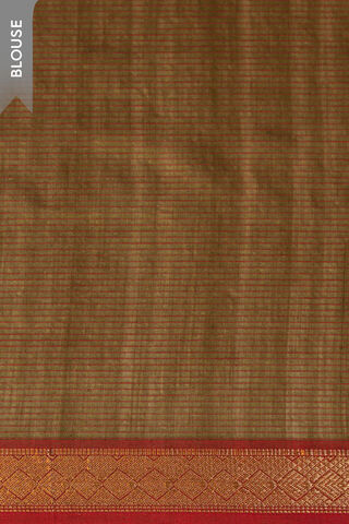 Dark Green Woven Pure Silk Cotton Maheshwari Saree thumbnail image number null