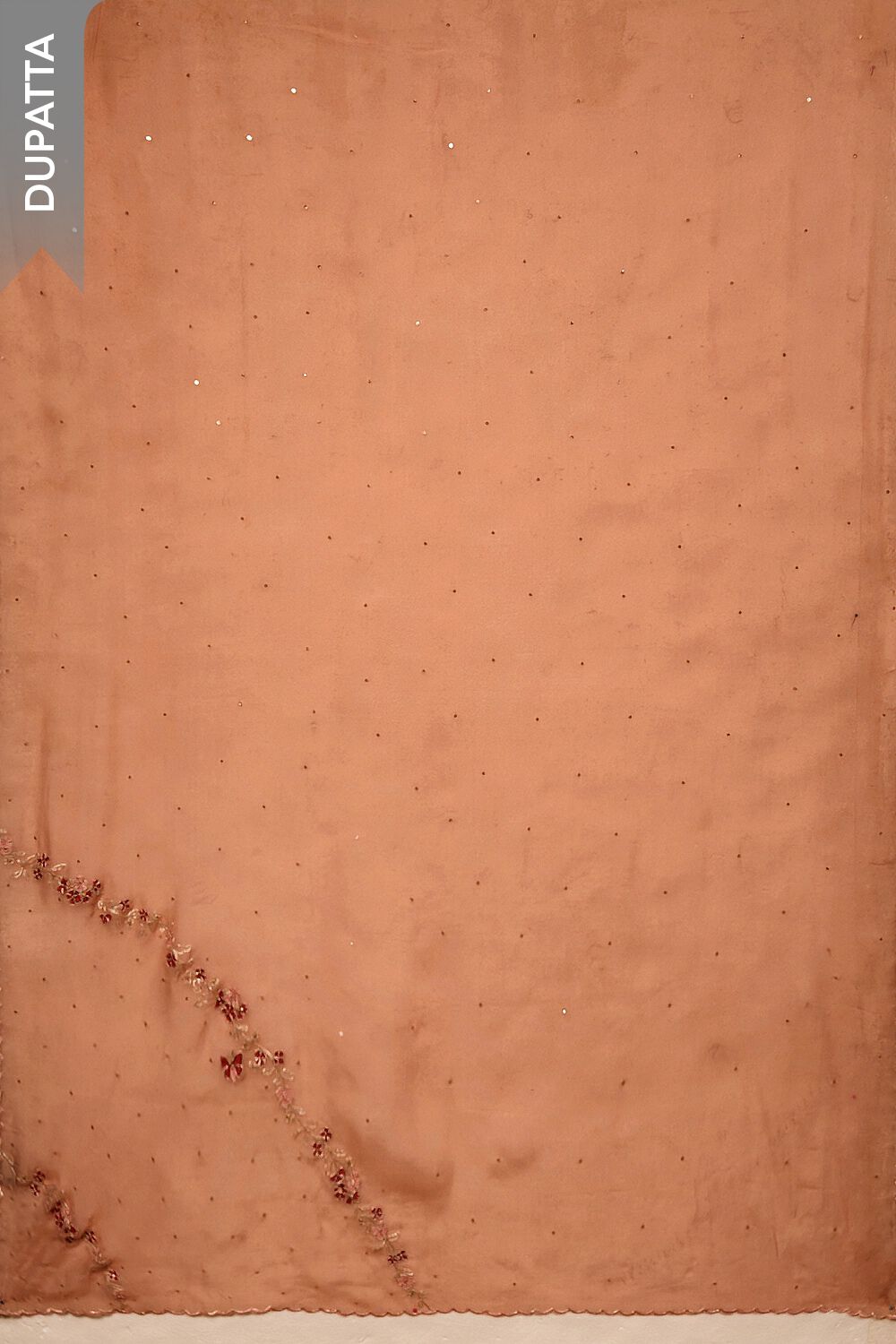Light Pink Viscose Tissue Embroidered Unstitched Suit Set image number null