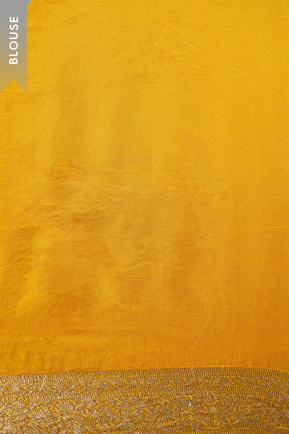 Yellow Viscose Woven Saree image number null
