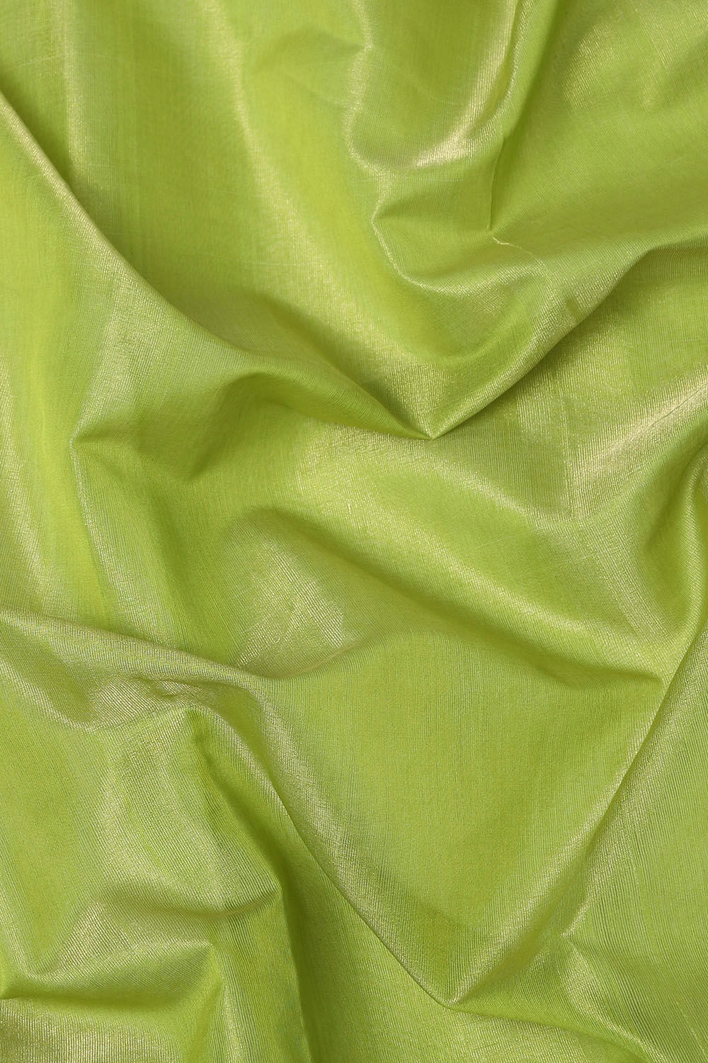 Light Green Pure Cotton Tissue Chanderi Saree image number null