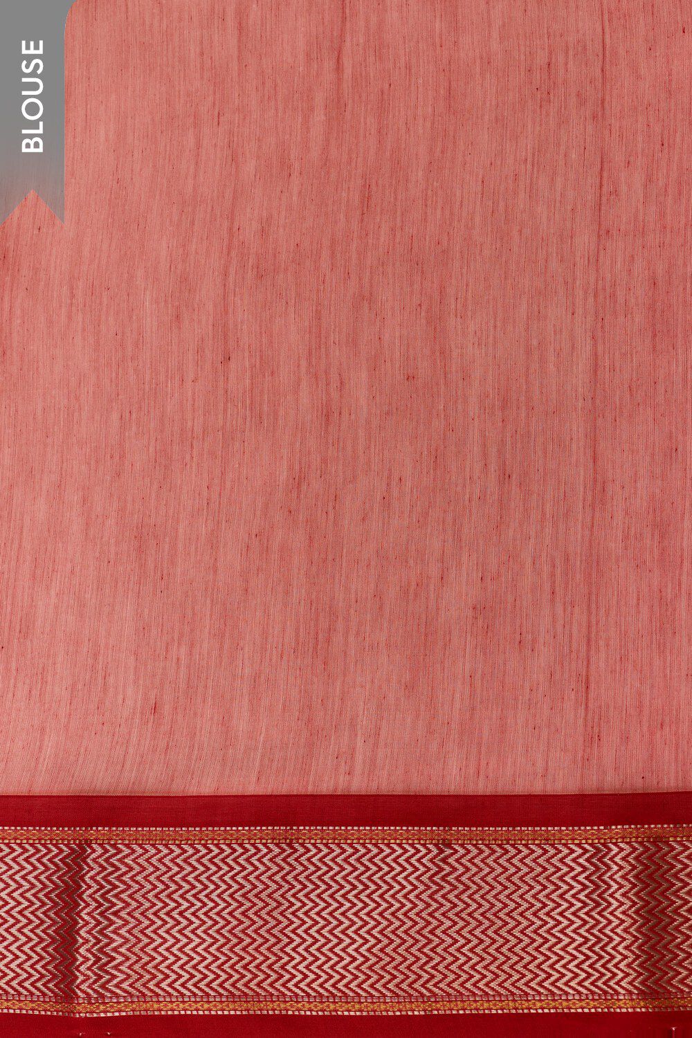 Light Orange Woven Pure Silk Cotton Maheshwari Saree image number null