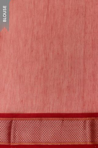 Light Orange Woven Pure Silk Cotton Maheshwari Saree thumbnail image number null