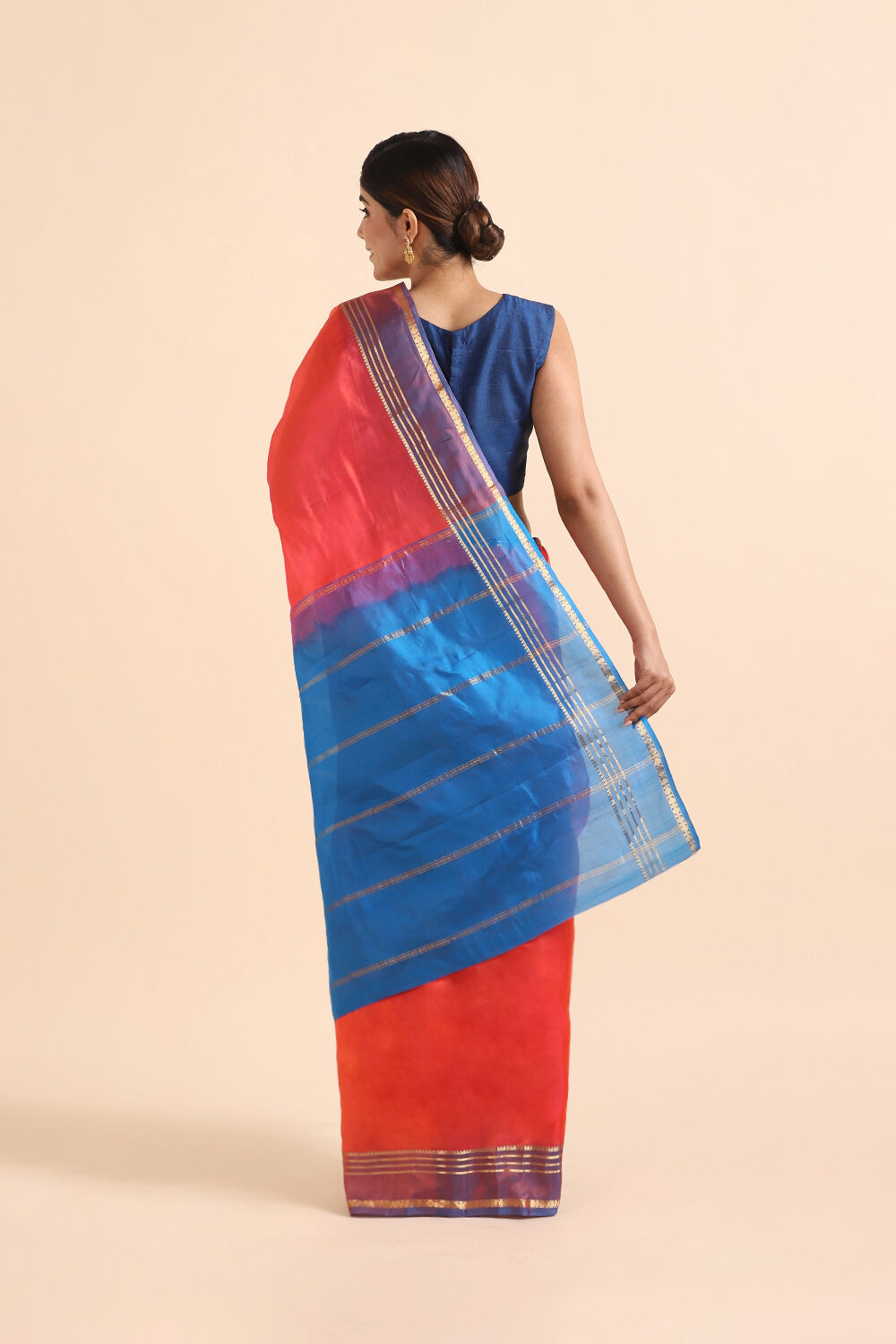 Pink Pure Silk South Saree image number null