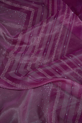 Pink Printed Viscose Tissue Saree thumbnail image number null
