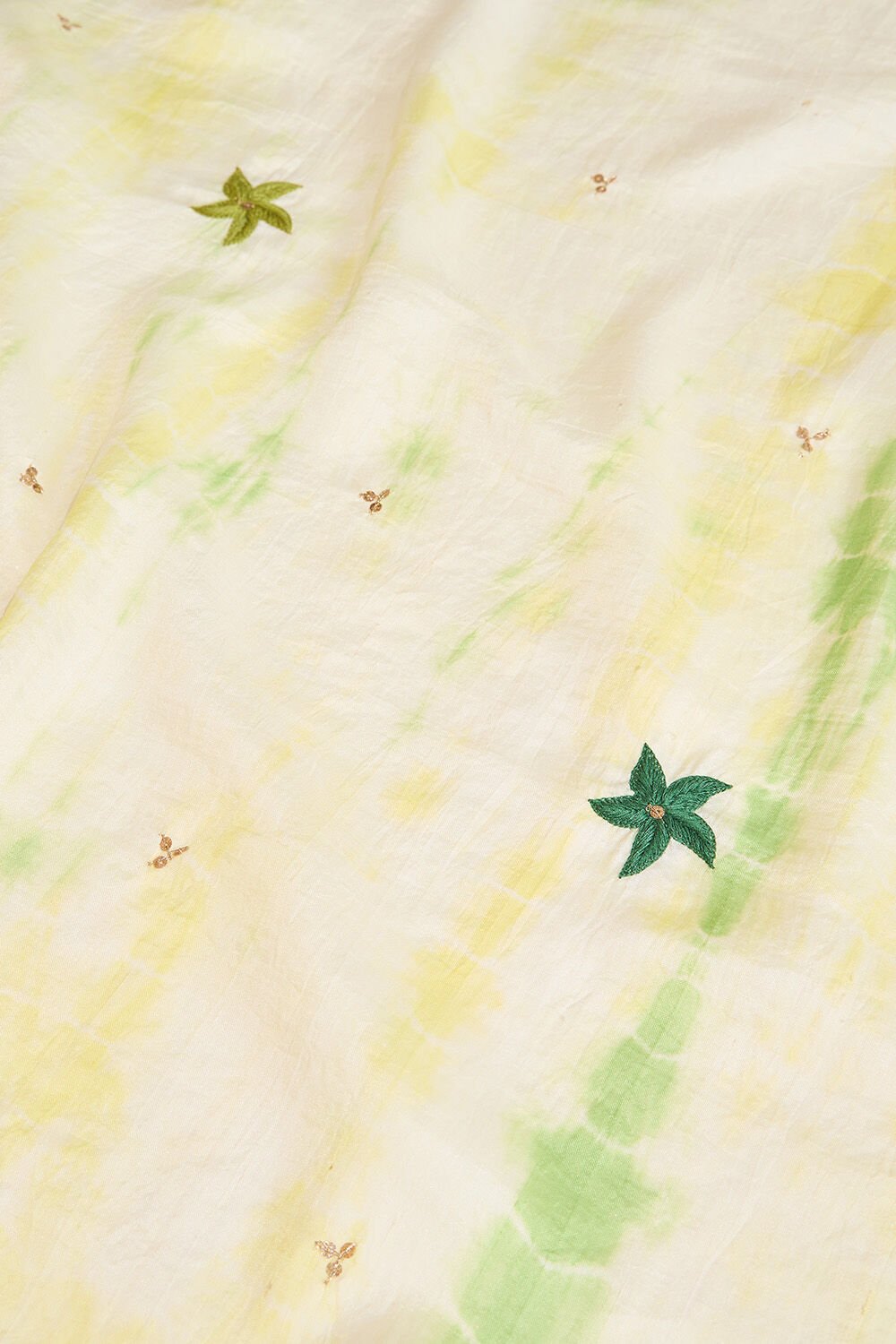Light Green Murshidabad Pure Silk Embroidered Saree image number null