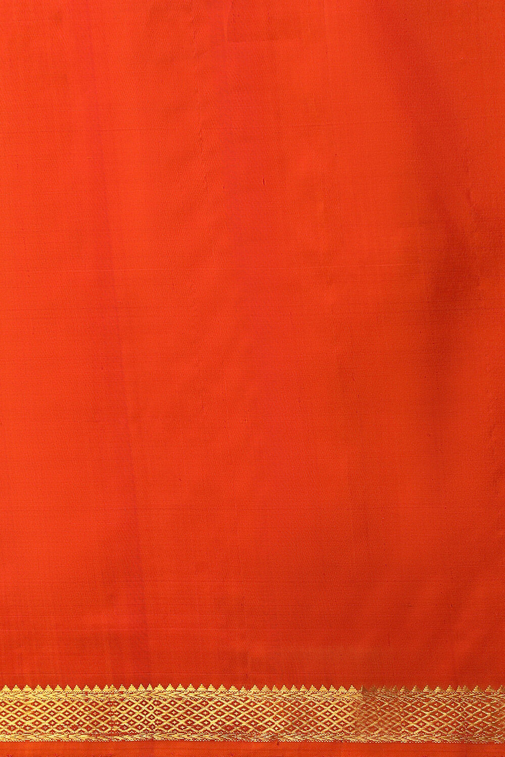 Orange Woven Pure Silk Kanjivaram Saree image number null