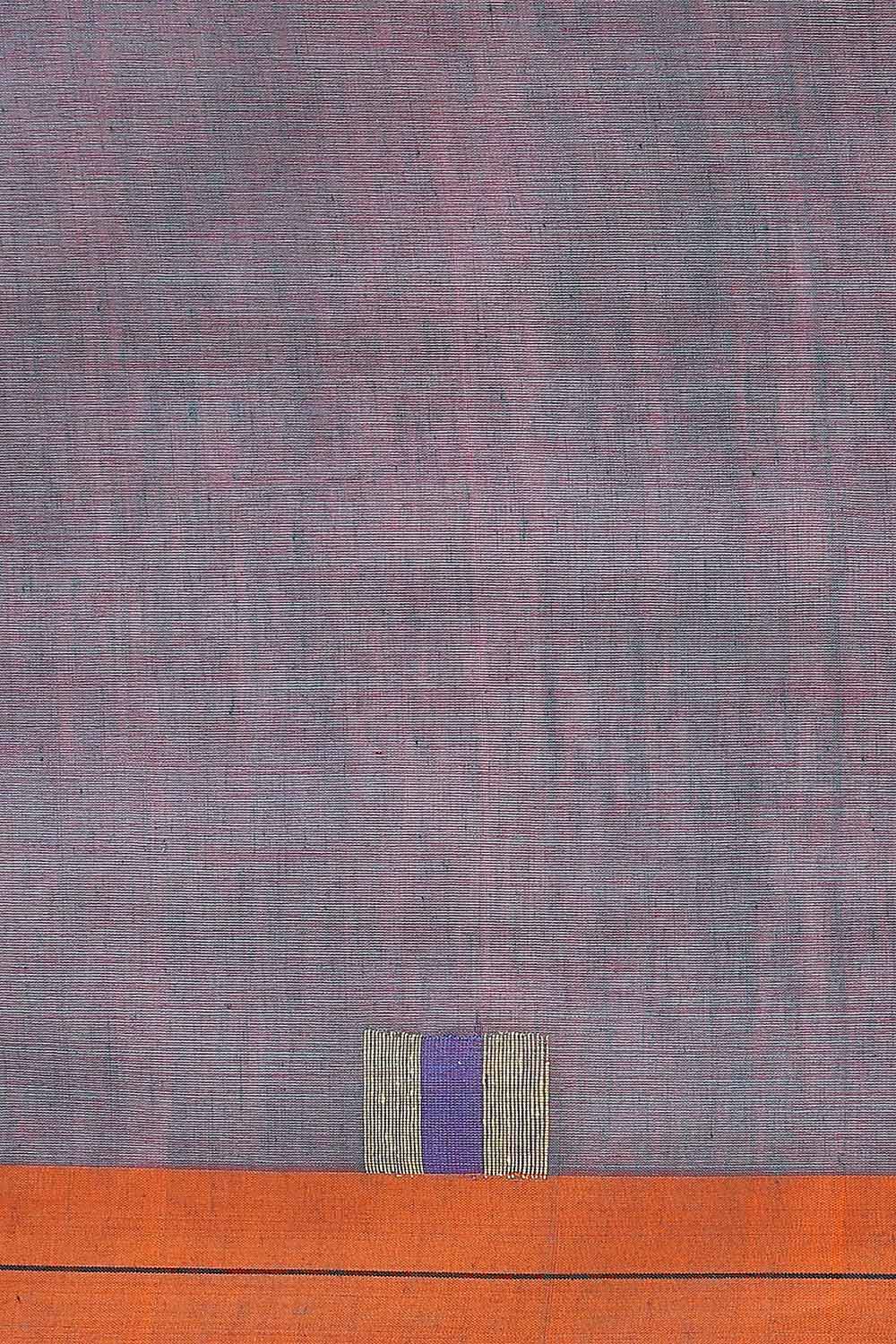 Dark Pure Pink Cotton Jamdani Saree image number null