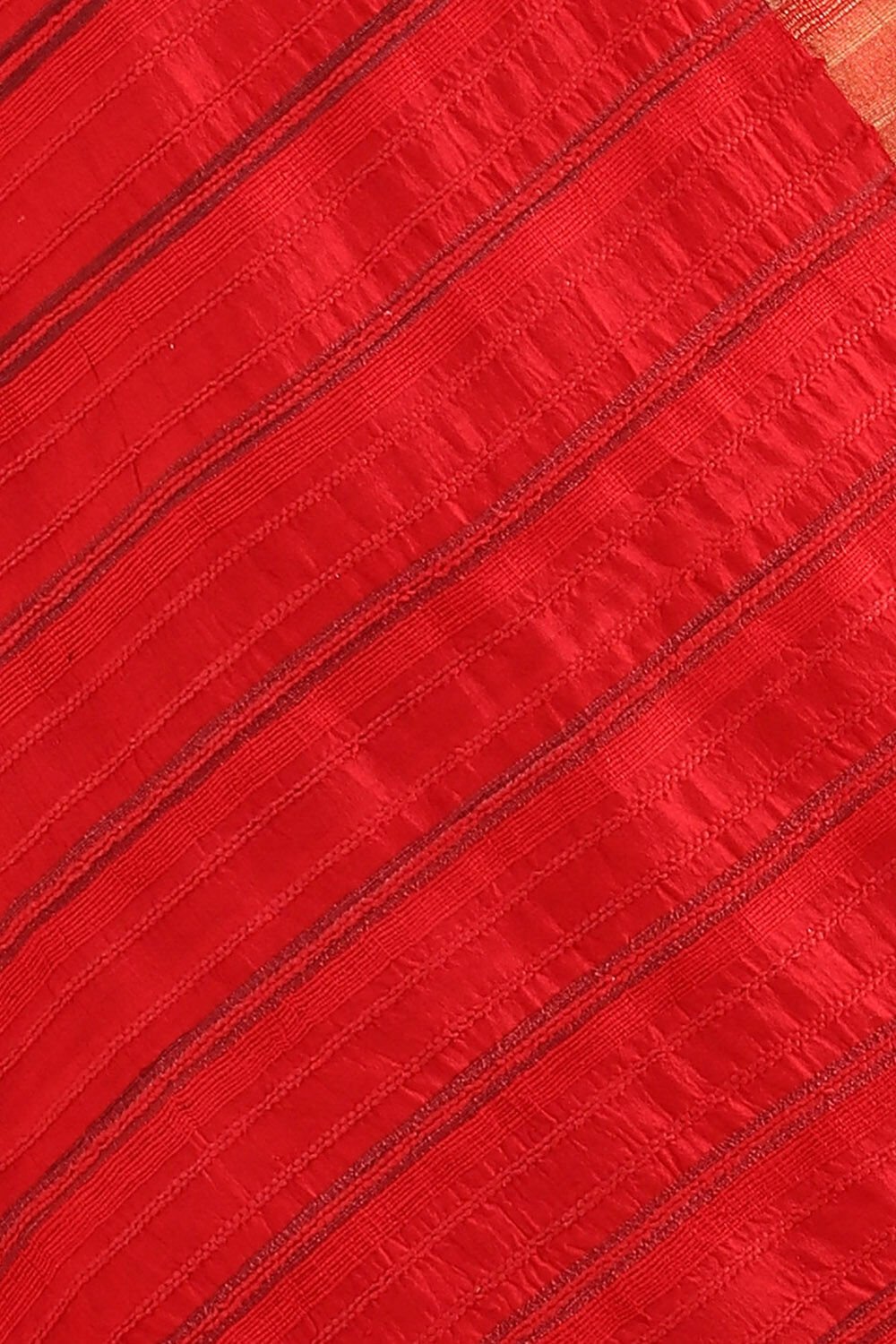 Light Red Pure Tussar Silk Bhagalpuri Saree image number null