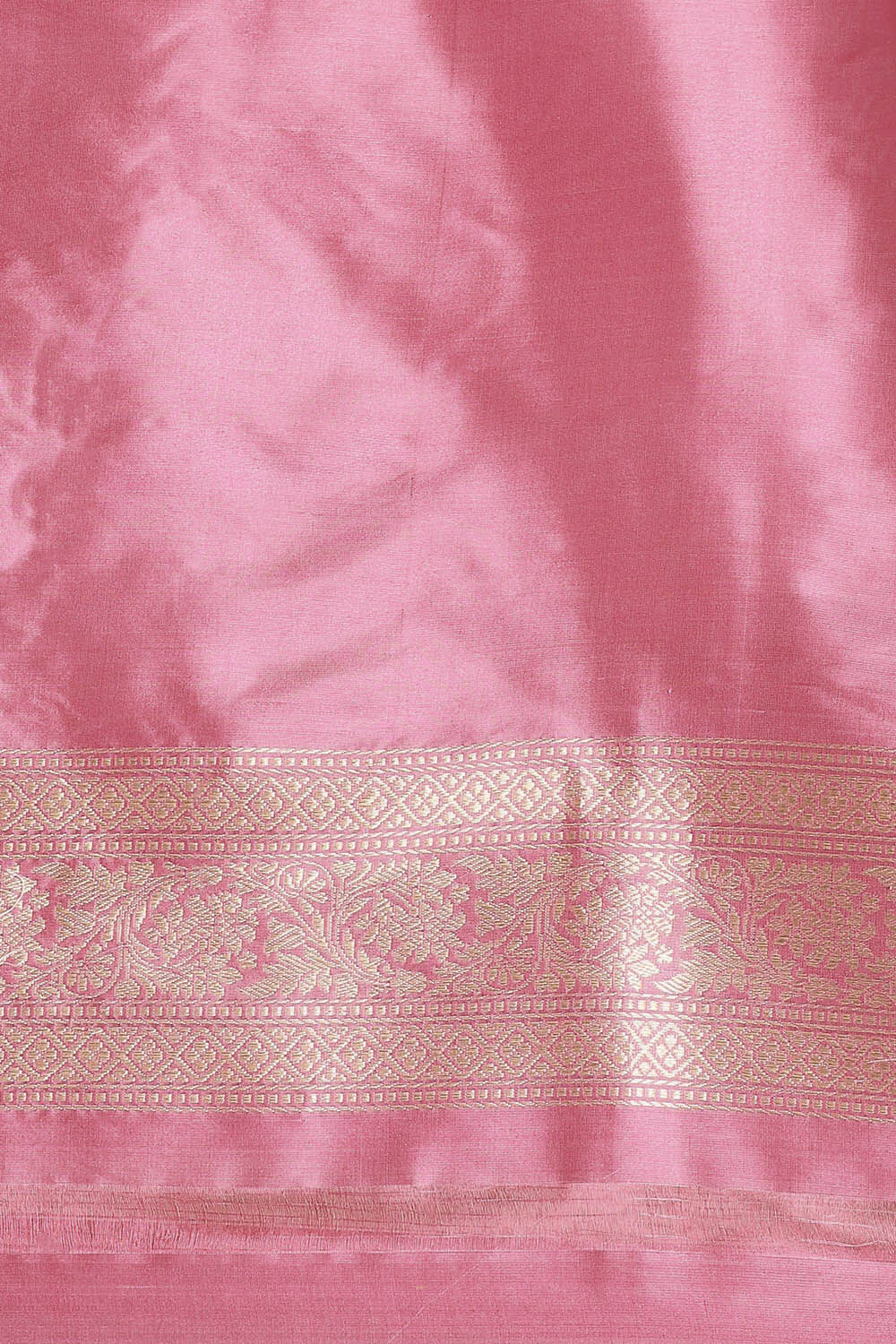 Light Orange Pure Silk Banarasi Saree image number null