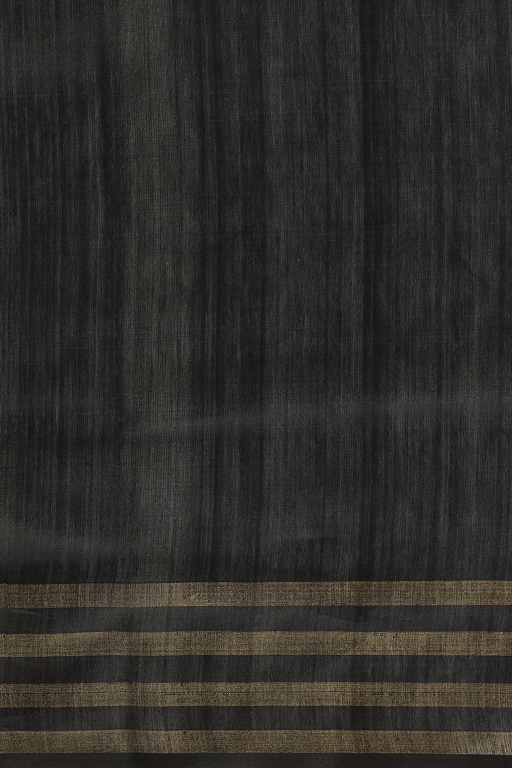 Black Pure Tussar Silk Bhagalpuri Saree image number null