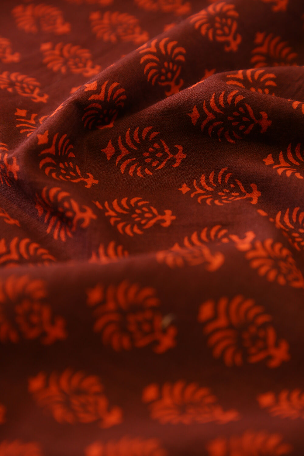 Dark Brown Pure Cotton Suit Set image number null