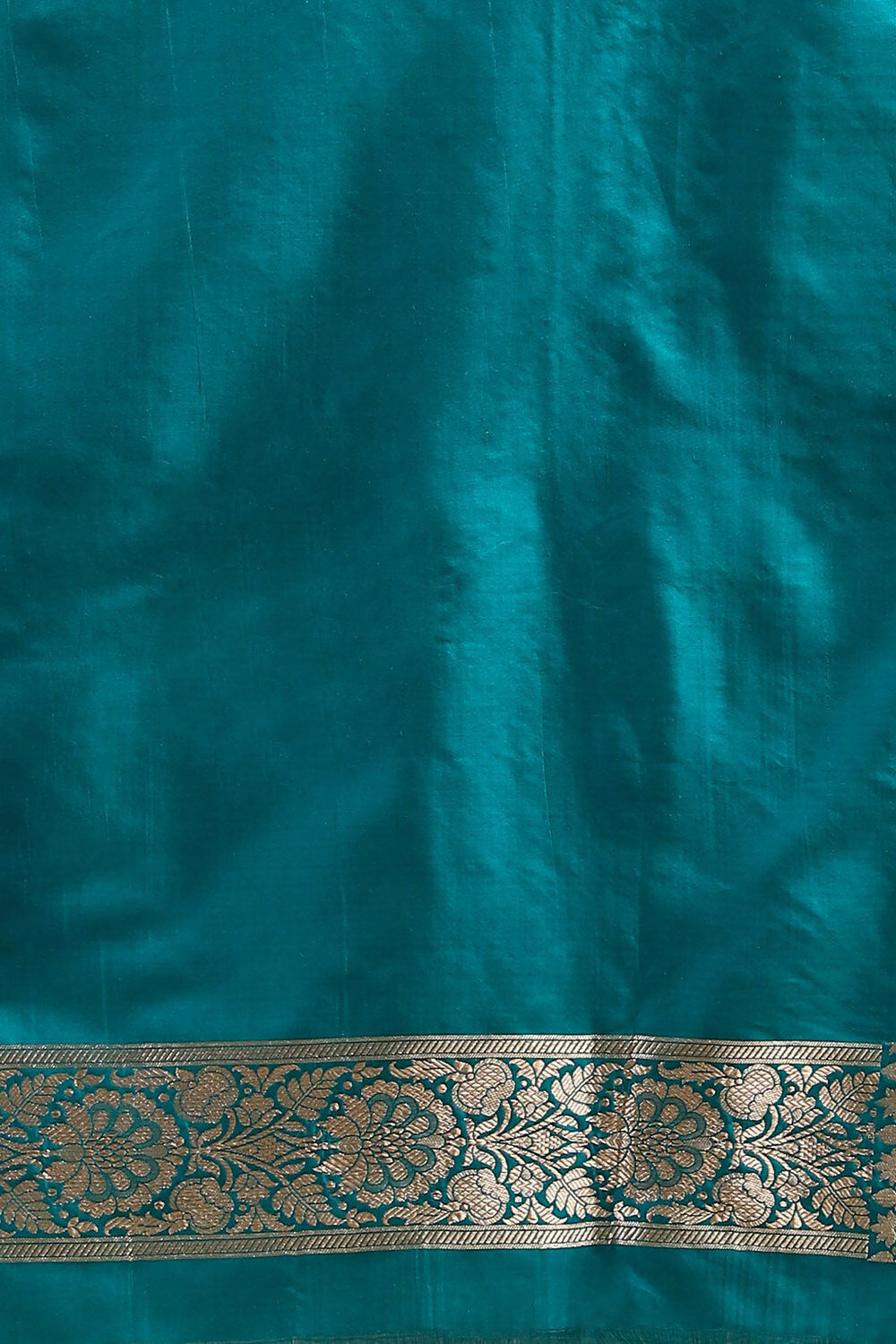 Dark Green Pure Silk Banarasi Saree image number null
