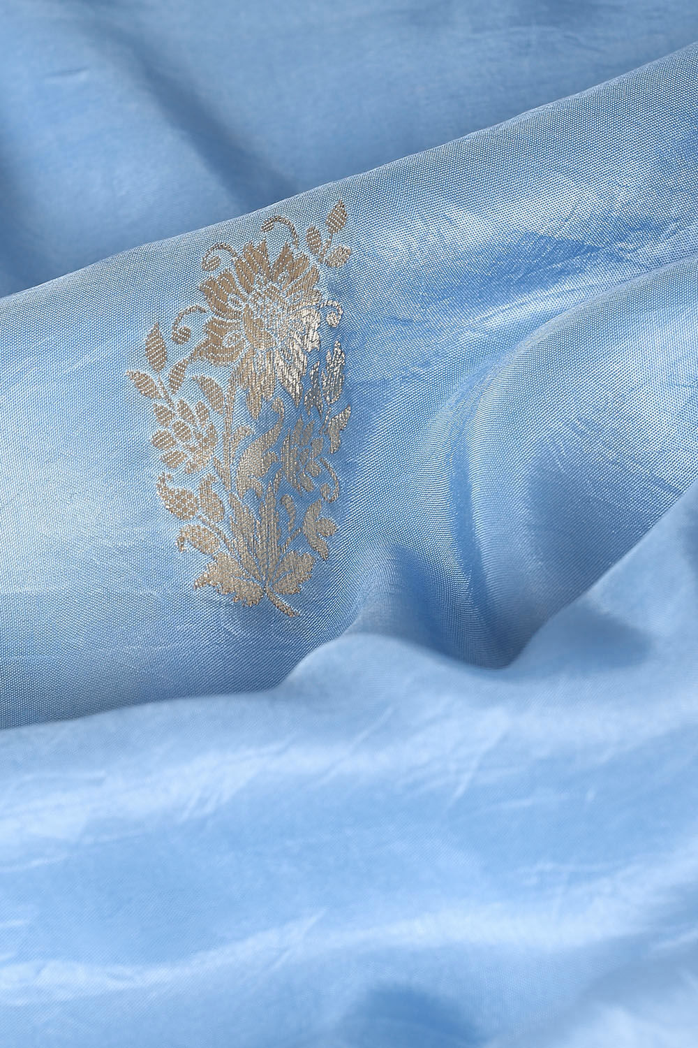 Blue Pure Luxe Vegan Saree image number null