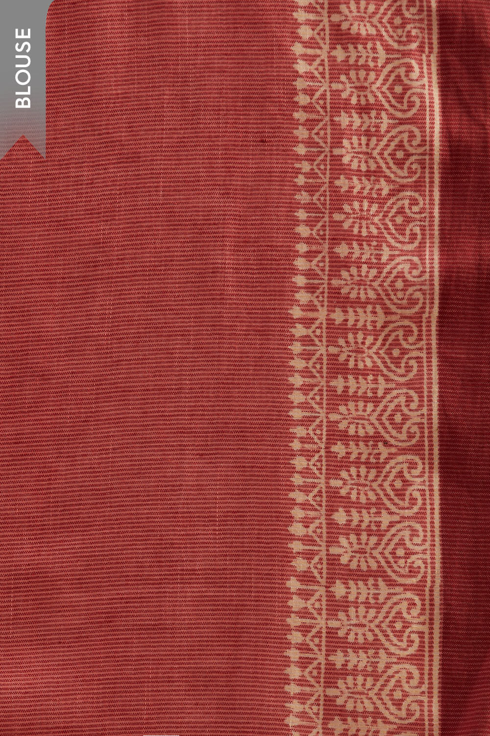 Pink Block Printed Pure Cotton Bengal Saree image number null