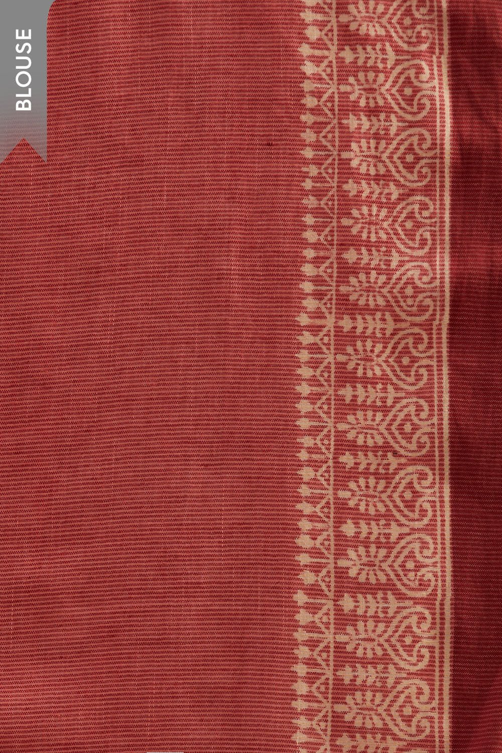 Pink Block Printed Pure Cotton Bengal Saree image number null